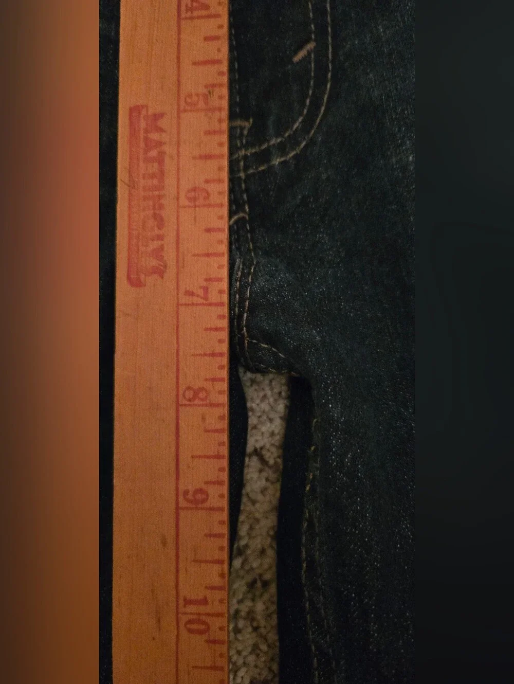 Levis 524 Too Superlow Jeans Womens Sz 7 Like New - Picture 5 of 7